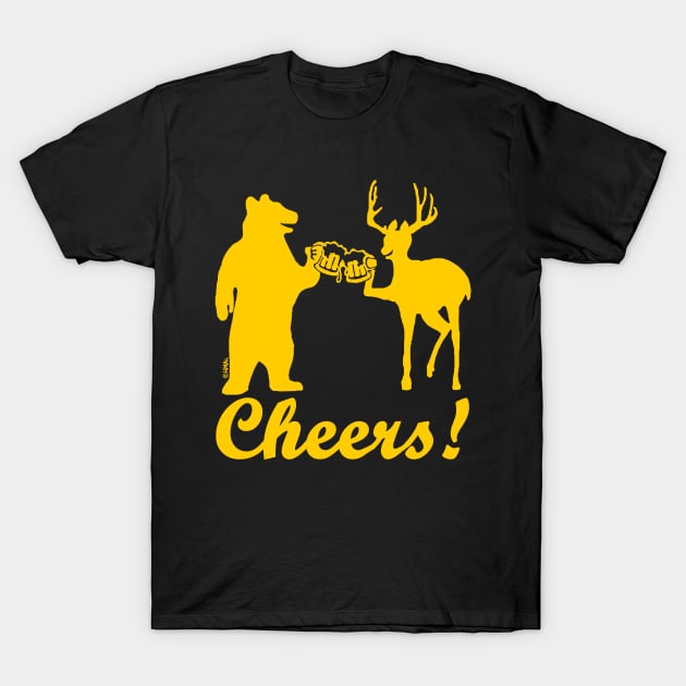 Cheers ! (yellow) T-Shirt by NewSignCreation